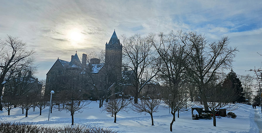 January 2026 Campus Snow