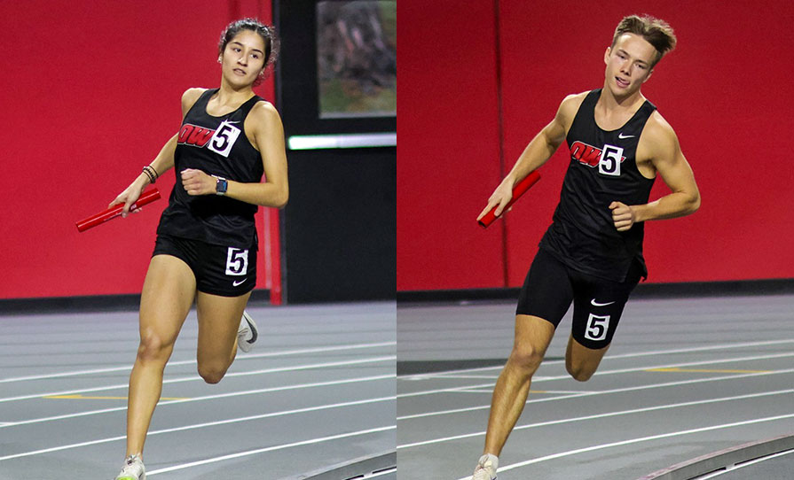 Abrianna Hite ’28 (left) and Perry Jackson ’27