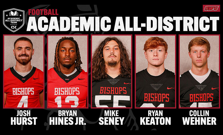 College Sports Communicators Academic All-District selections for football