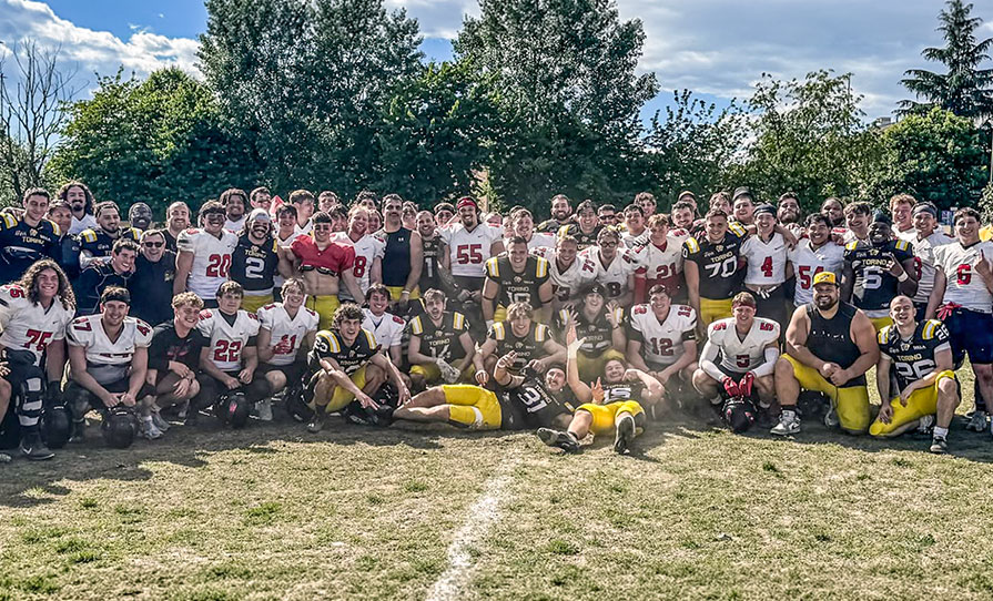 OWU football team in Italy