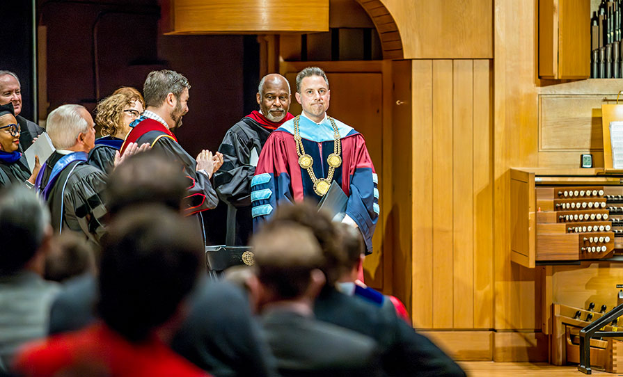 Matt vandenBerg Inauguration Ceremony