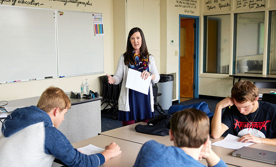 Sarah Kaka in a Classroom