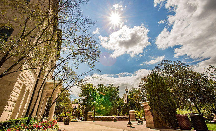 Slocum Hall Sunlight