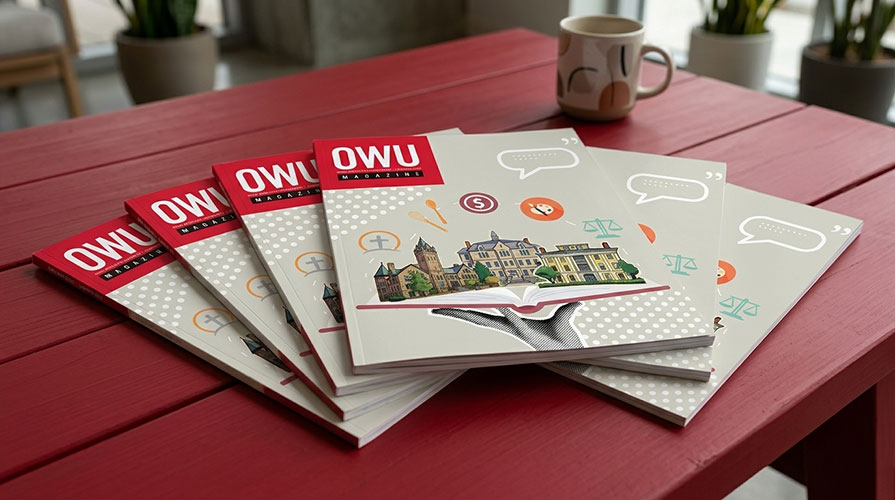 Summer 2026 OWU Magazine Photo Illustration