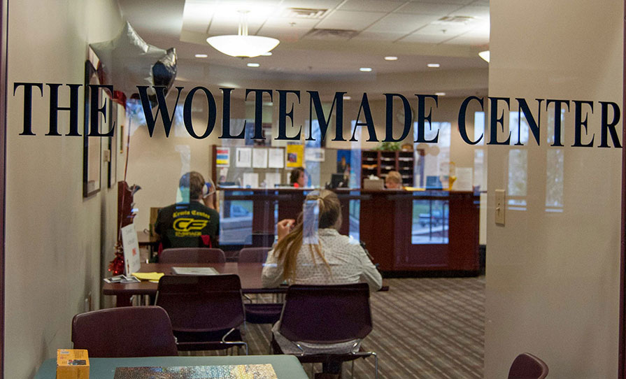 The Woltemade Center window