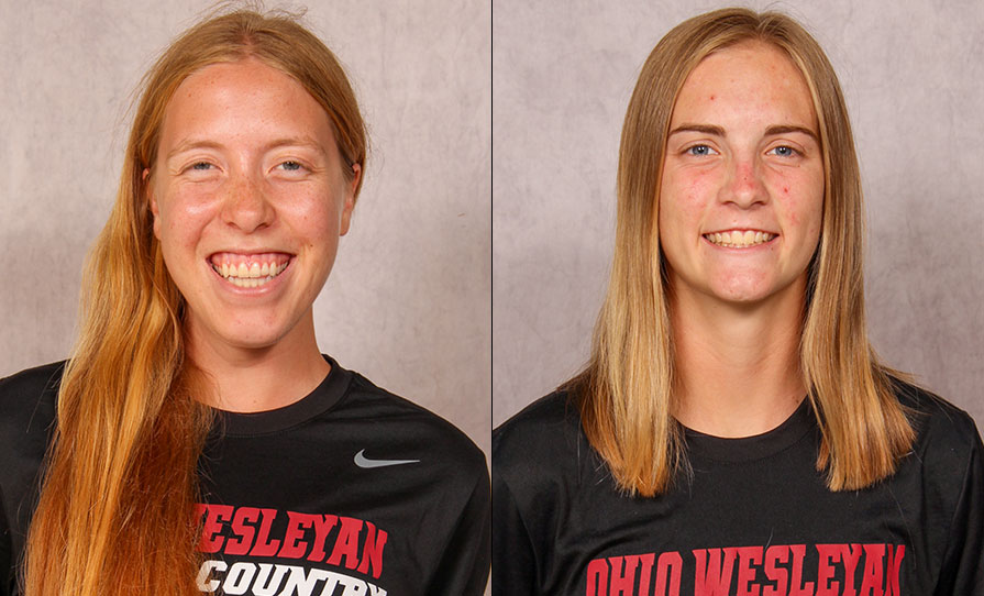 Zoe Ward ’27 (left) and Hope Morris ’29