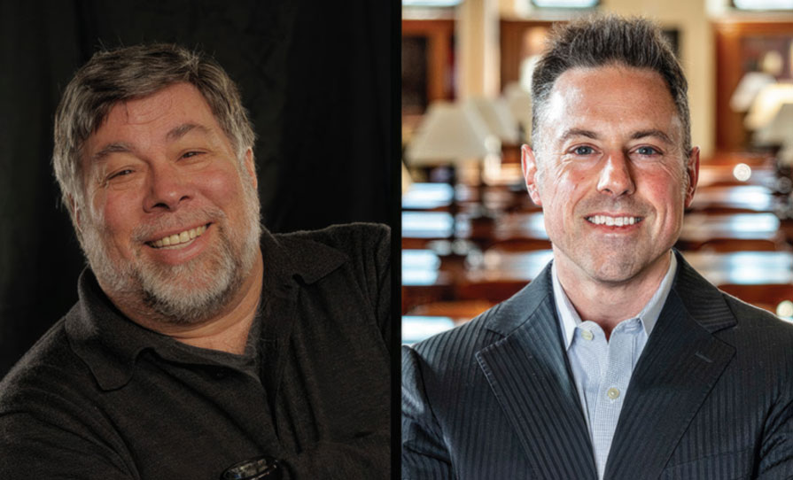 Steve Wozniak and Matt vandenBerg